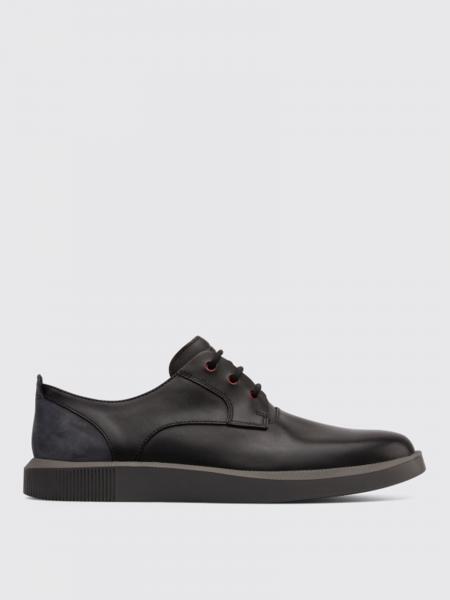 Bill Camper lace-up shoe in leather and nabuk