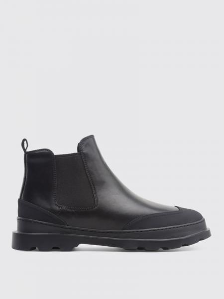 CAMPER: Brutus ankle boots in synthetic leather and smooth leather ...