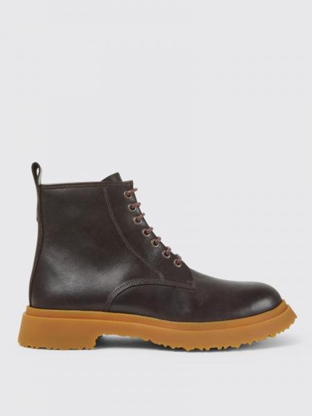 CAMPER: Walden ankle boots in calfskin - Brown | Camper boots K300370 ...