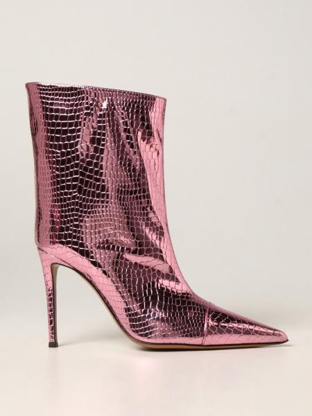 Alexandre Vauthier ankle boots with python print