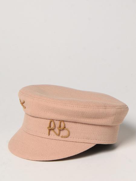 RUSLAN BAGINSKIY: Cappello Baker Boy - Beige | Cappello Ruslan Baginskiy  KPC036LNMRB GIGLIO.COM