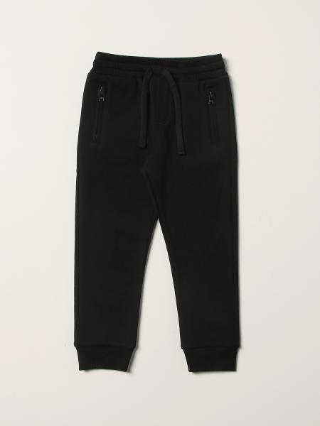 Dolce & Gabbana cotton jogging trousers with logo