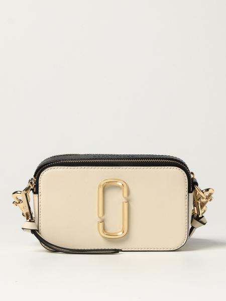 MARC JACOBS: The Snapshot Saffiano leather bag - White