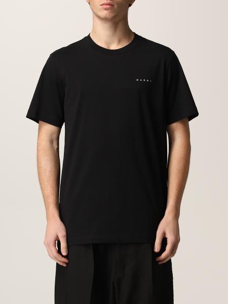 Marni: T-shirt Marni in cotone con logo
