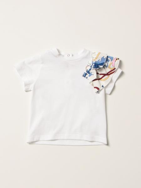 Emilio Pucci cotton t-shirt with rouches