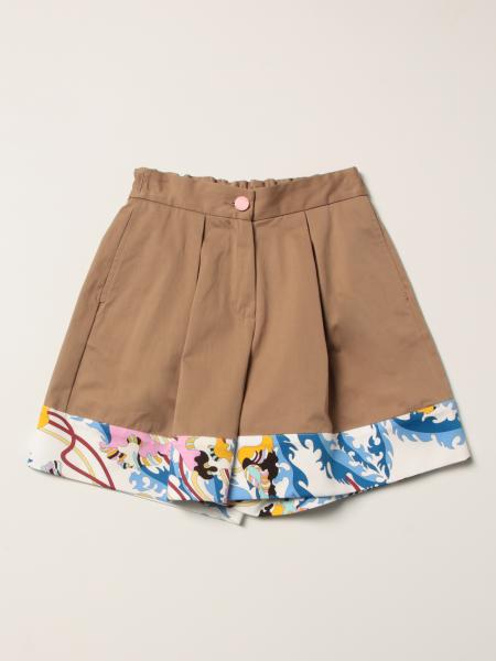 Emilio Pucci girls' clothing: Emilio Pucci cotton shorts