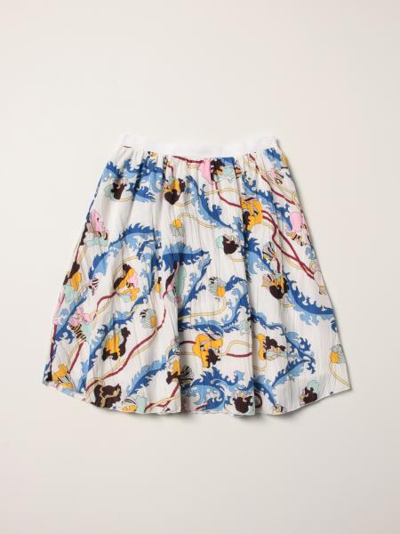Emilio Pucci patterned cotton blend skirt