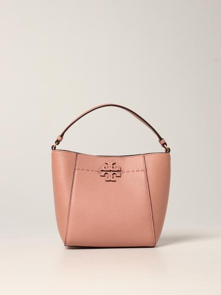 Tory Burch: McGraw Tory Burch handbag in hammered leather