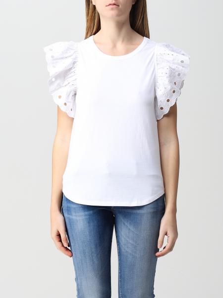 See By Chloé: T-shirt See By Chloé in cotone con ricami