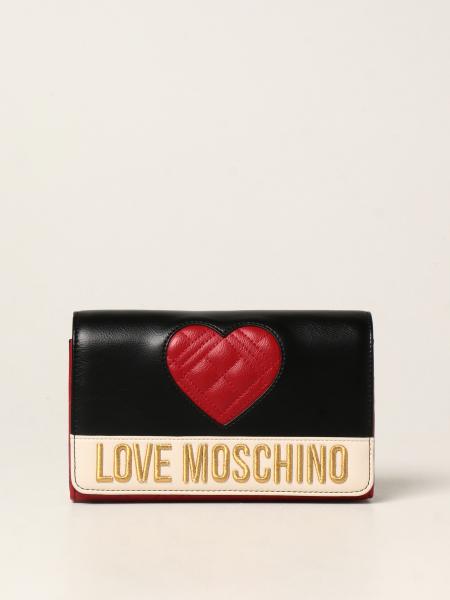 Love Moschino: Love Moschino bag in synthetic leather with big heart