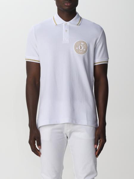 Versace Jeans Couture cotton polo shirt with logo