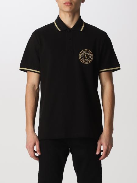 Versace Jeans Couture cotton polo shirt with logo