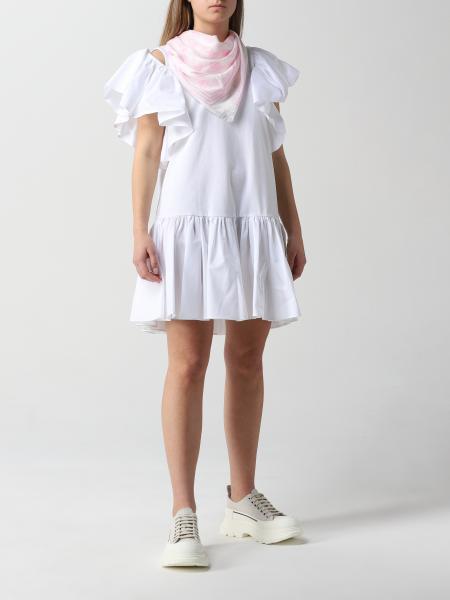 ALEXANDER MCQUEEN: women dress - White | Dress Alexander 