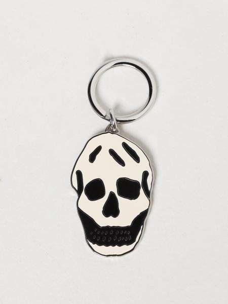 Alexander Mcqueen key ring with skull