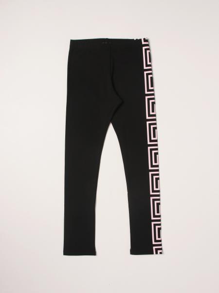 Versace Young Leggings with Greca