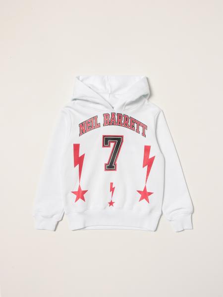 Neil Barrett hooded sweatshirt with logo 7