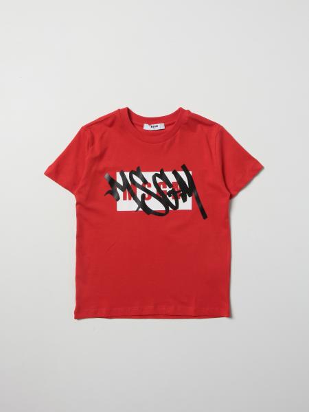 Msgm Kids cotton t-shirt with logo