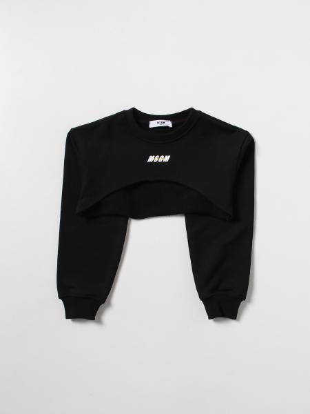 Active cropped Msgm Kids cotton jumper