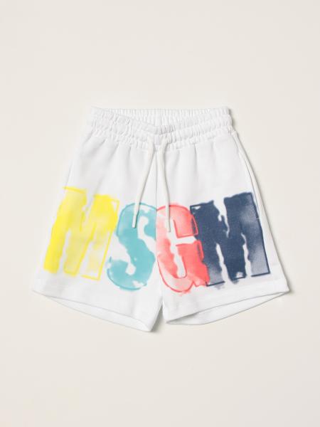 Pantaloncino jogging Msgm Kids con big logo