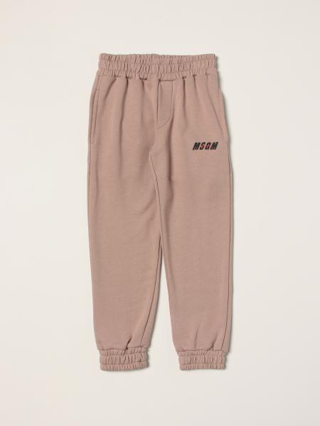 Msgm Kids jogging trousers with logo