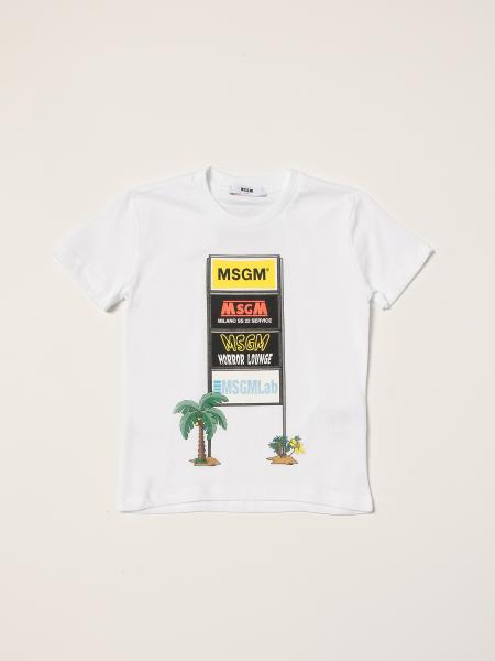 Msgm Kids t-shirt in cotton with print