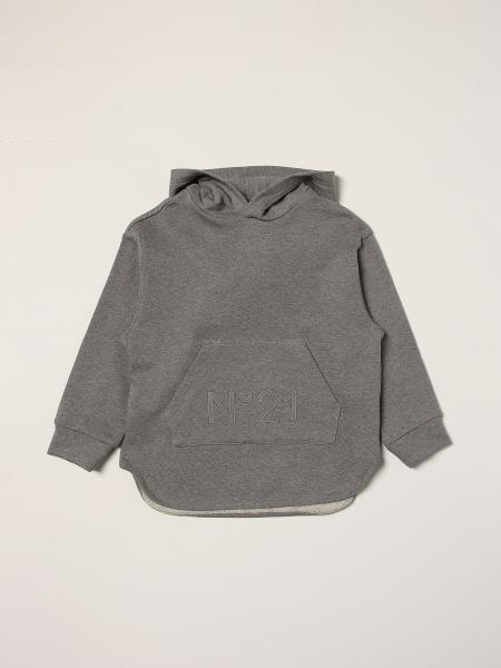 Hooded sweatshirt N ° 21 in cotton