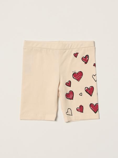 N ° 21 cycling shorts with heart print