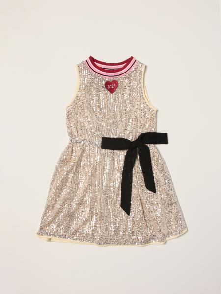 Sequined mini dress N ° 21 with bow