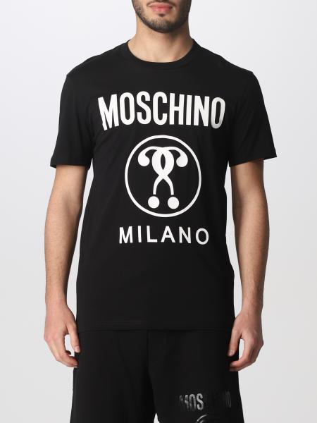 Moschino: Moschino Couture cotton t-shirt with logo