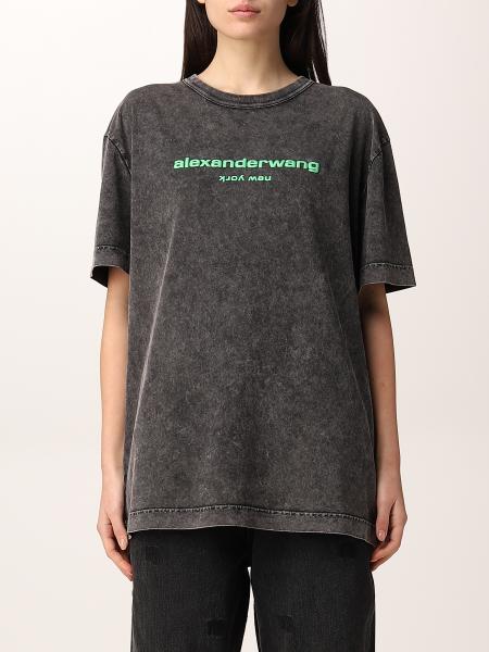 Alexander Wang: Alexander Wang cotton t-shirt with logo