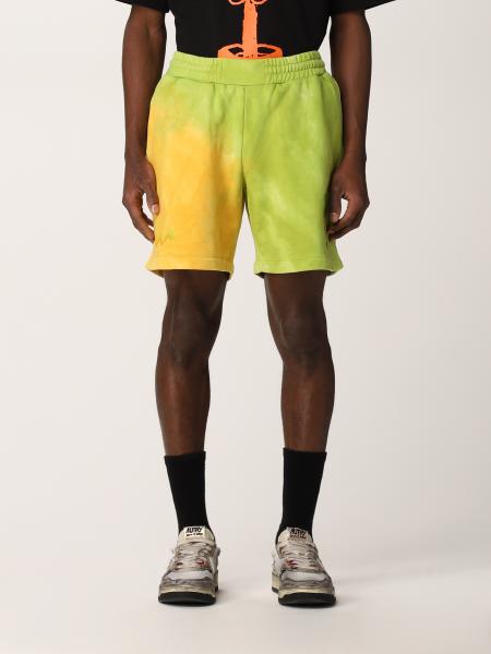 McQ men's clothing: McQ Icon Grow Up jogging shorts in tie-dye cotton