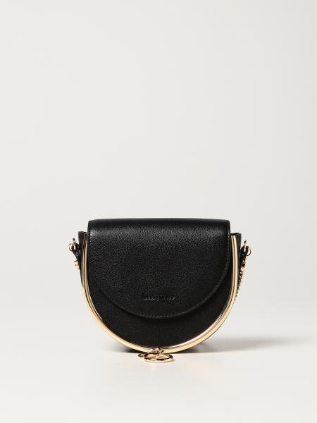 See By Chloé: Mara See By Chloé clutch in grained leather