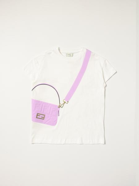 Fendi cotton T-shirt with bag print