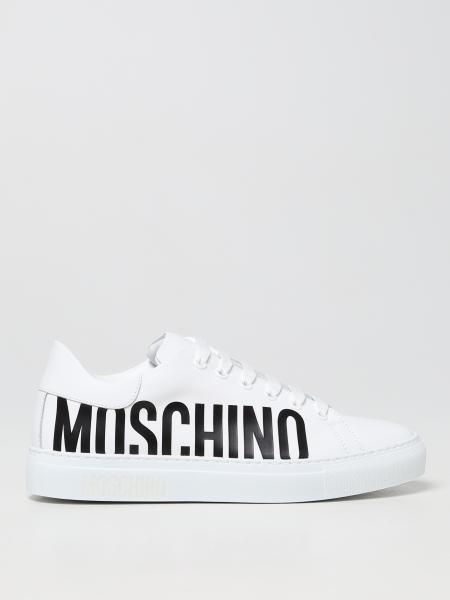 Moschino Couture leather sneakers