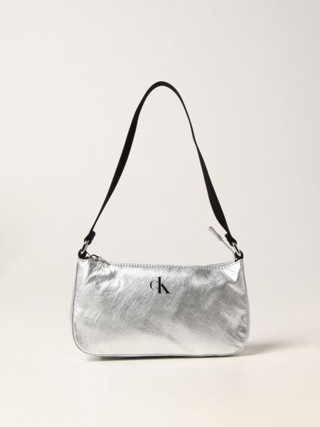 Calvin Klein crossbody bag in laminated nylon