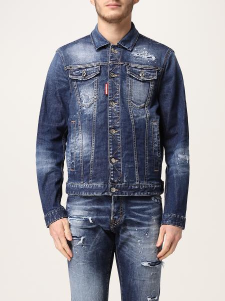 Giacca uomo: Giacca Dsquared2 in denim washed