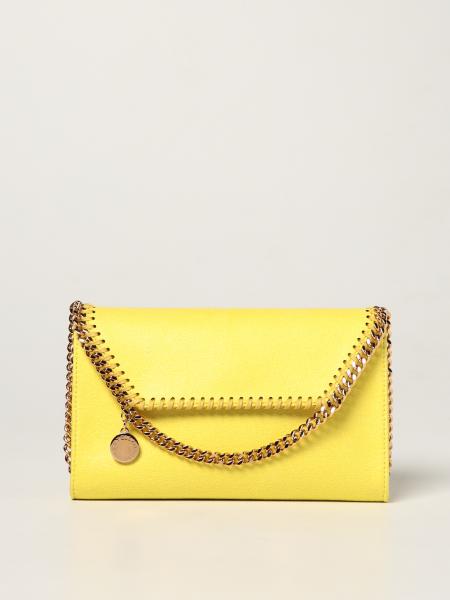 STELLA MCCARTNEY: Falabella bag with chain - Yellow | Stella Mccartney ...