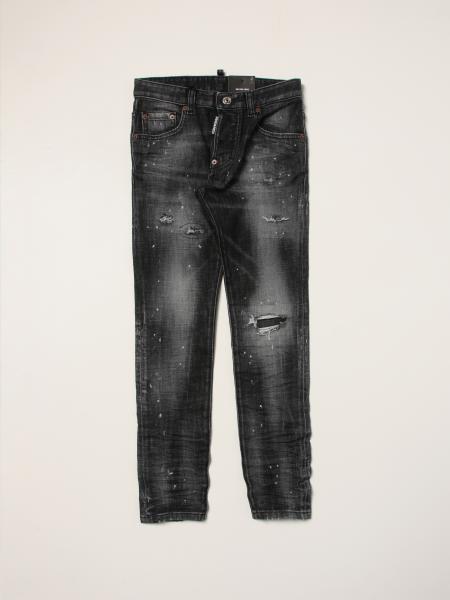 Jeans Dsquared2 Junior con maxi rotture