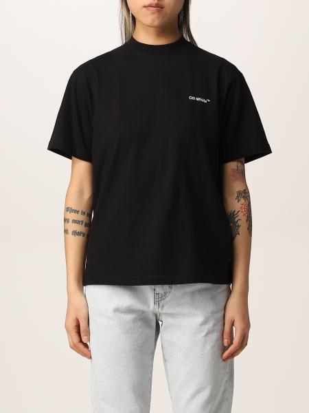 Off-White: Off-White cotton t-shirt with logo