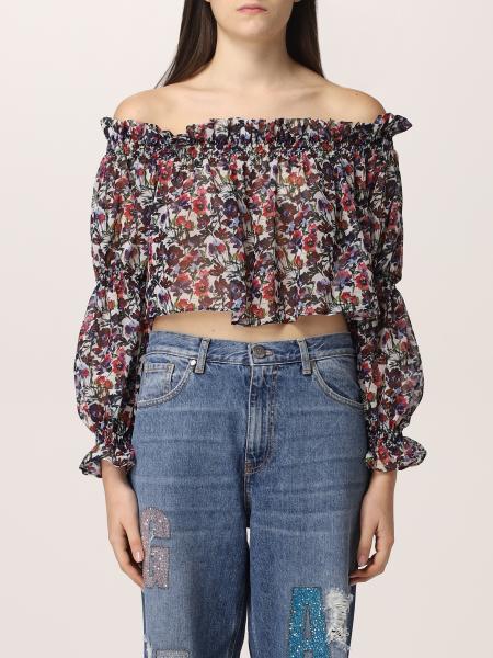 Patterned top cropped Gaëlle Paris