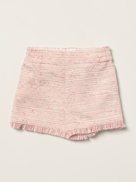 Monnalisa shorts with fringed hem