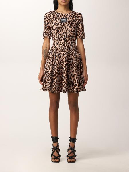 Versace Jeans Couture animalier dress