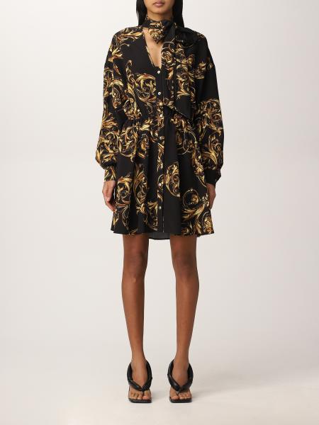 Versace Jeans Couture dress with baroque print