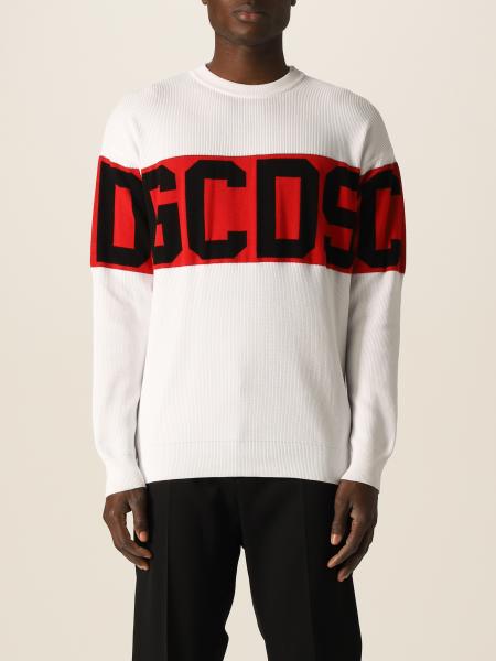 Gcds cotton blend sweatshirt with logo