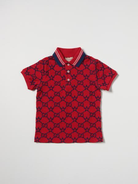 Gucci stretch cotton polo t-shirt with GG and stars