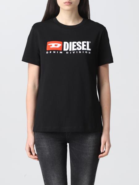 Diesel donna: T-shirt Diesel in cotone con logo