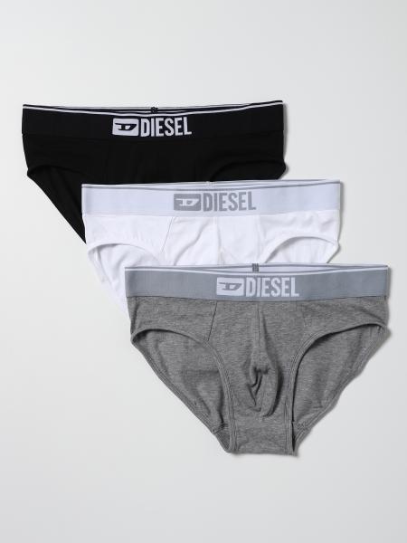 DIESEL: underwear for man - Black | Diesel underwear 00SH050GDAC online ...