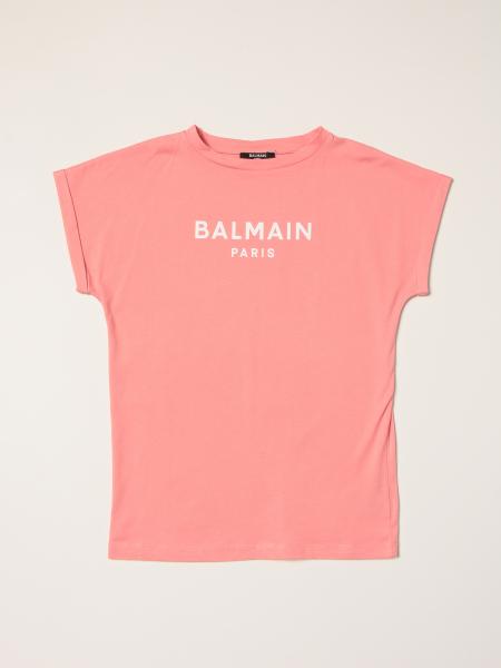 T-shirt Balmain in cotone con logo