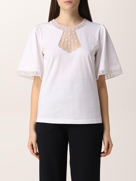 See By Chloé: See By Chloé blouse in cotton blend with embroidery