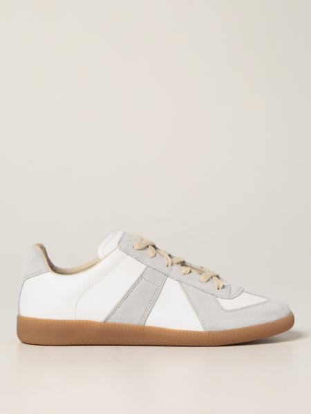 Maison Margiela Replica suede and leather trainers